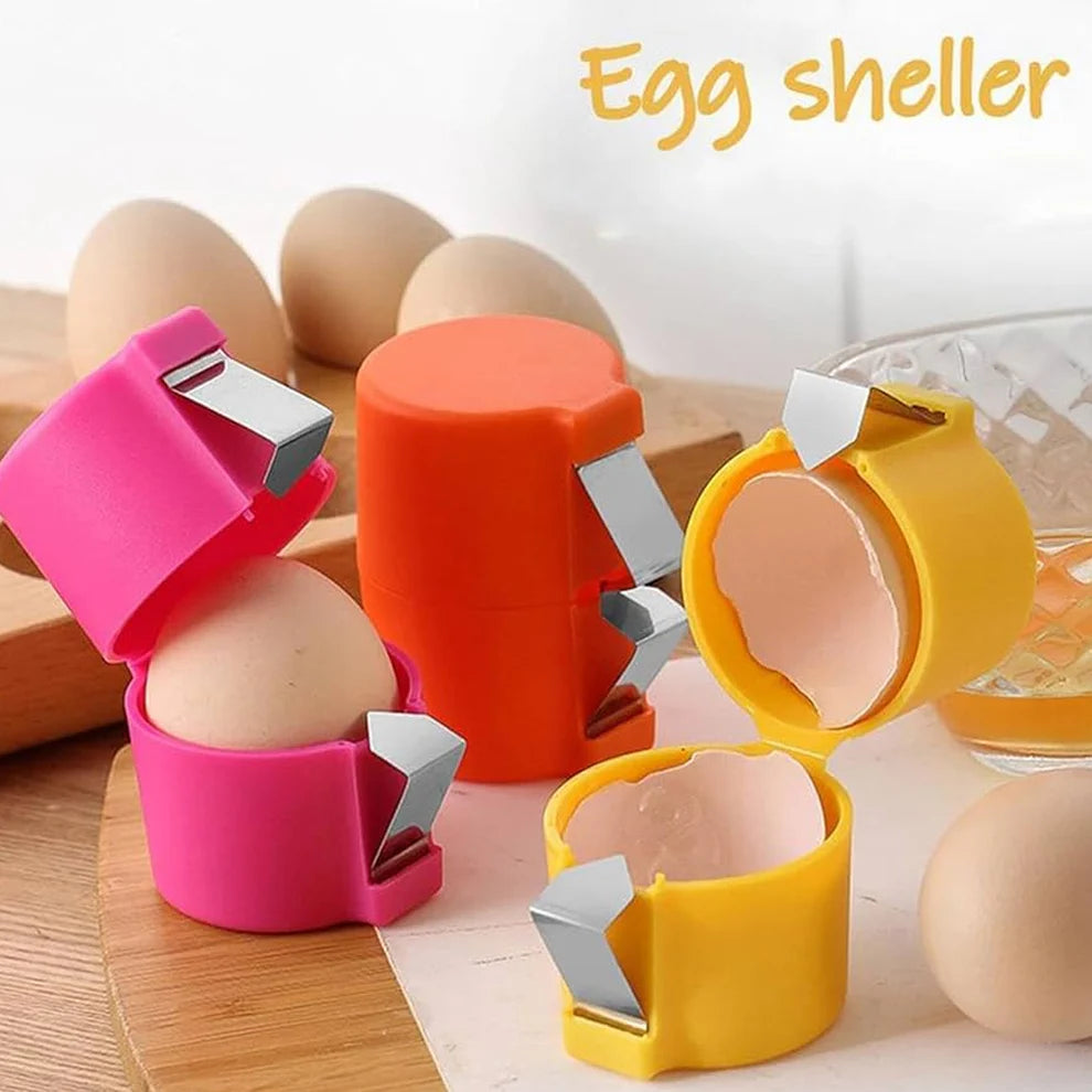 Multifunctional Egg Shell Opener & Separator Tool – Stainless Steel Egg Cracker for Cooking, Baking & Camping (1 Pc)