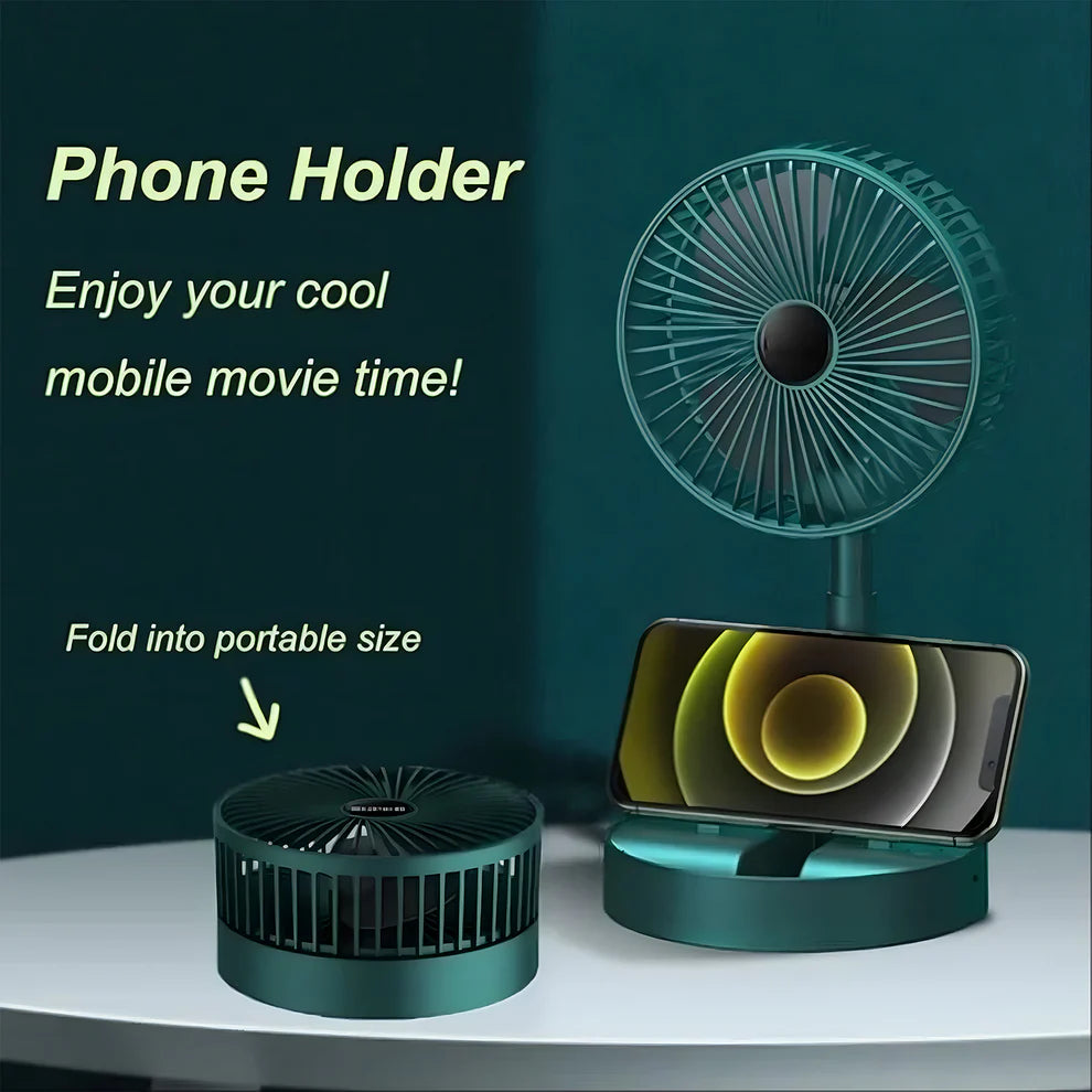 Foldable Telescopic USB Desk Fan