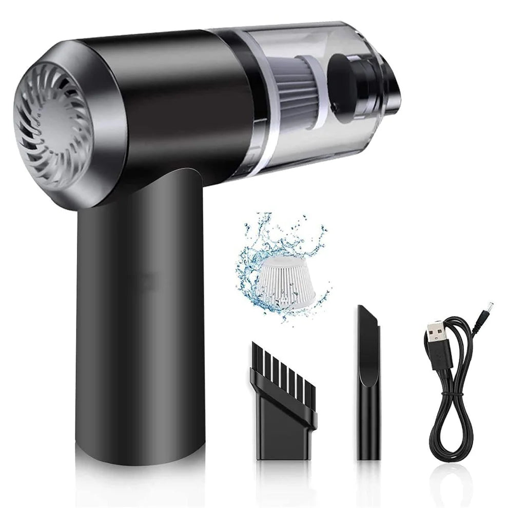 2-in-1 Car Vacuum Cleaner