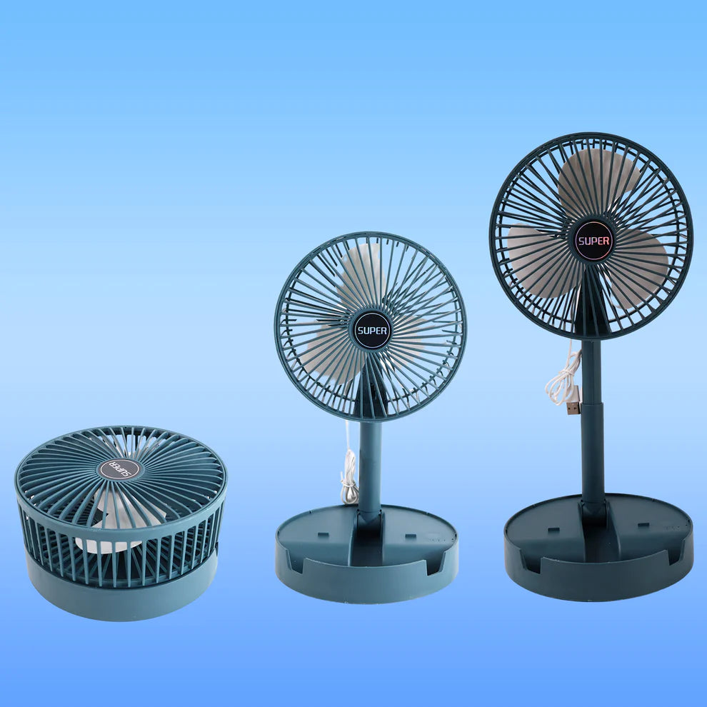 Foldable Telescopic USB Desk Fan