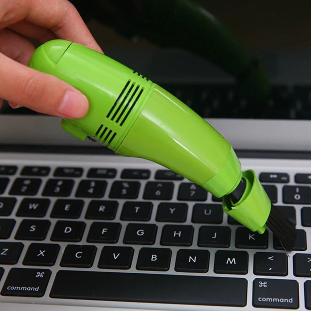 USB Mini Vacuum Cleaner for Keyboard & Laptop | Portable Dust Remover for PC, Desk & Car | Wet & Dry Cleaning