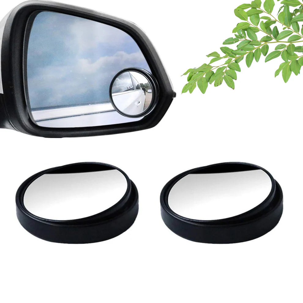 360° Adjustable Blind Spot Mirror – Convex Wide Angle Rear View Mirror for Cars (Pack of 2)