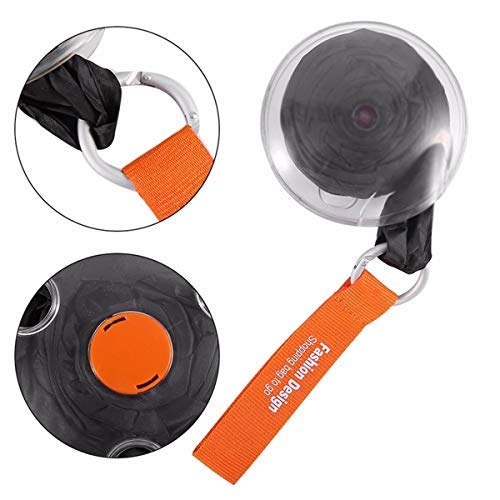 Foldable Reusable Shopping Bag with Clip-On Disc Case – Lightweight & Eco-Friendly