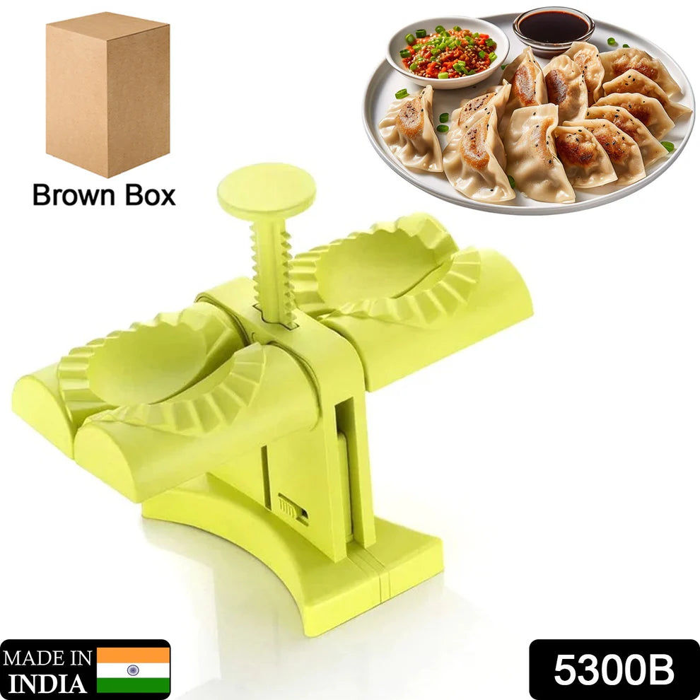 Double Dumpling Maker Press – Easy Dumpling Mold with Dual Heads for Quick & Perfect Dumplings