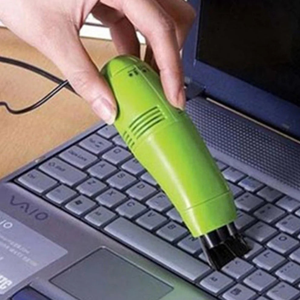 USB Mini Vacuum Cleaner for Keyboard & Laptop | Portable Dust Remover for PC, Desk & Car | Wet & Dry Cleaning