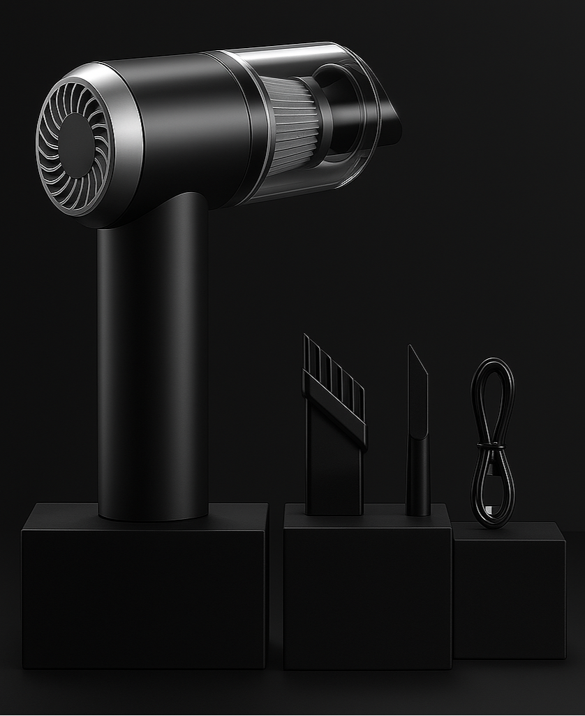 2-in-1 Car Vacuum Cleaner