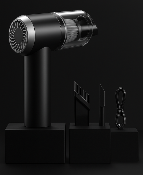 2-in-1 Car Vacuum Cleaner