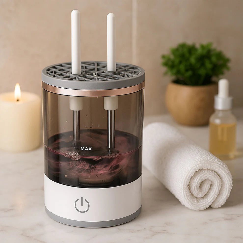Automatic Makeup Brush Cleaner – Electric USB-Powered Cleaner & Dryer (1 Pc)